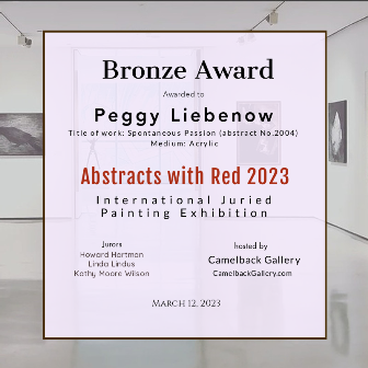 Bronze Award- Camelback Gallery-Peggy Liebenow